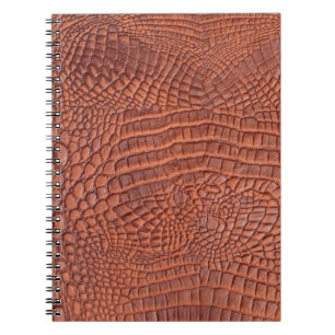Carnet texture de fond en cuir Brown, abstrait, a