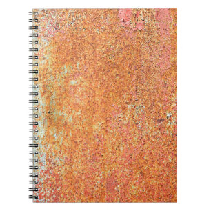 Carnet Texture de l'ancien métalabstrait peint, l'âge, an