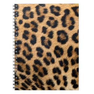 Carnet Texture de peau de léopard
