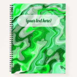 Carnet Texture de peinture liquide abstraite en marbre ve