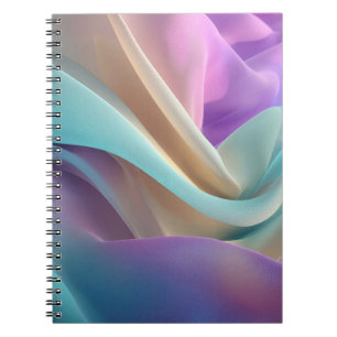 Carnet Texture de tissu abstrait dans des tons pastel