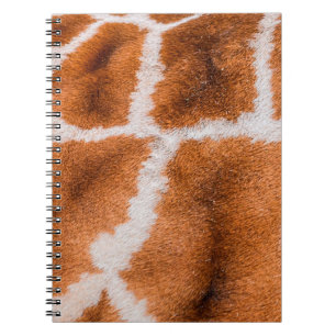 Carnet Texture d'impression de girafe