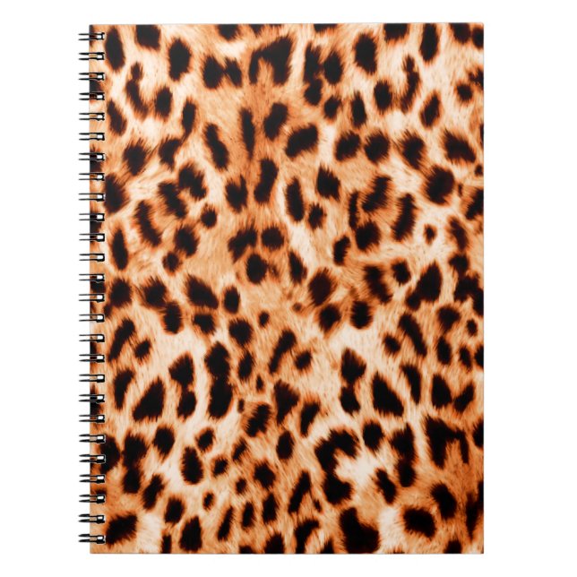 Carnet texture Empreinte de léopard (Devant)