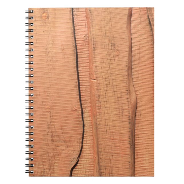 Carnet Texture en bois (Devant)