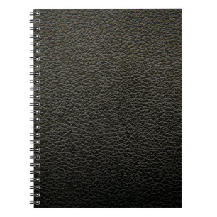 Carnet Texture en cuir noir ou arrière - plan. abstrait,