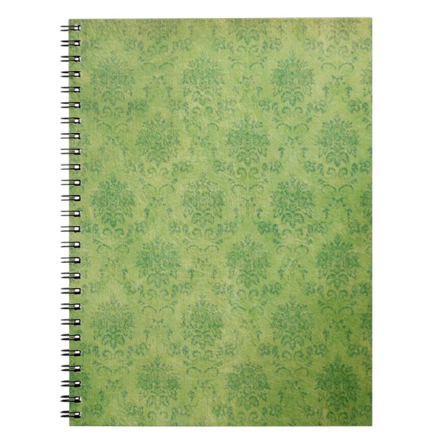 Carnet texture modèle verte Arrière - plan (Devant)