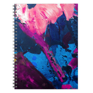 Carnet Texture peinte artistique, décoration moderne.