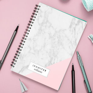 Carnet Texture tendance en marbre
