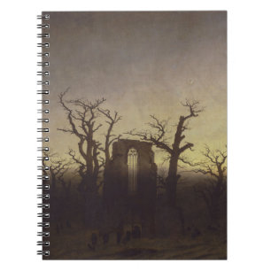 Carnet The Abbey In The Oakwood By Caspar David Friedrich