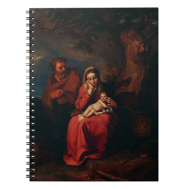 Carnet The Flight into Egypt by Abraham Bloemaert  (Devant)