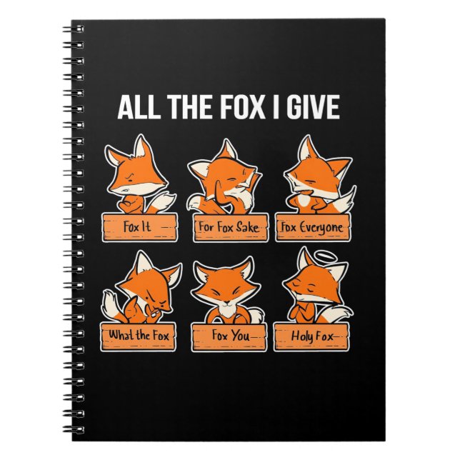 Carnet The Fox I Give (Devant)