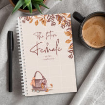 The Future Is Female Personalized Notebook