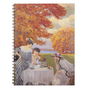 Carnet Thé l'après-midi dans le parc