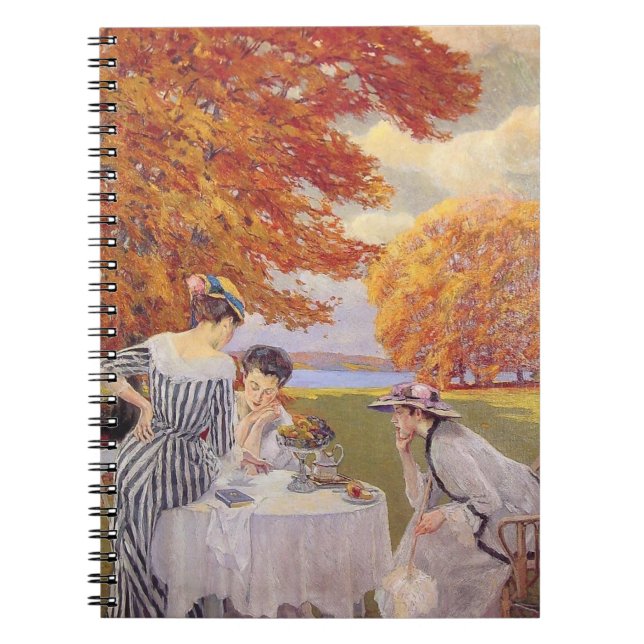 Carnet Thé l'après-midi dans le parc (Devant)