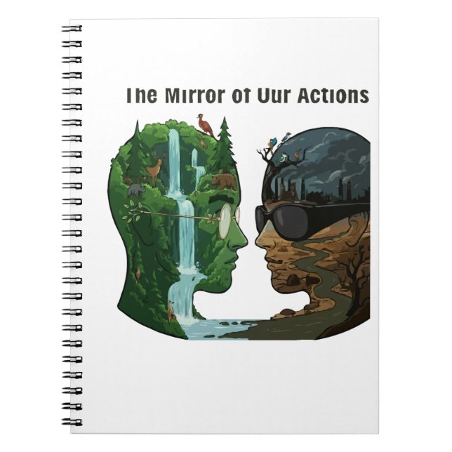 Carnet The Mirror of Our Actions: Nature vs Industry  (Devant)