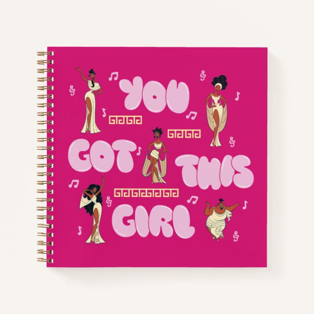 Carnet The Muses - You Got This Girl Notebook (Devant)