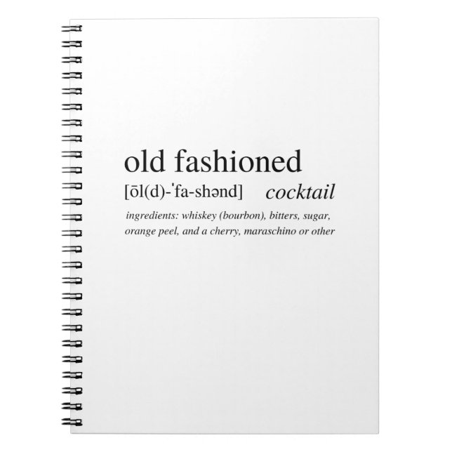 Carnet The Old Fashioned - le classique cocktail bourbon (Devant)
