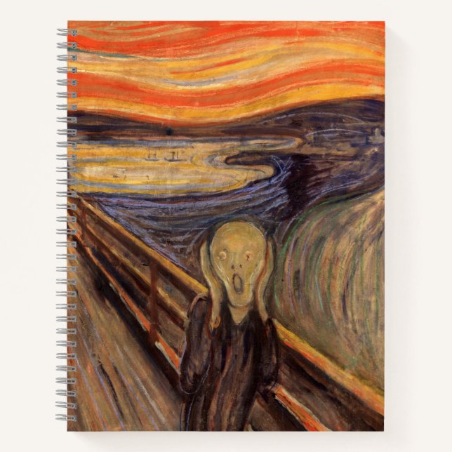 Carnet The Scream - Edvard Munch (Devant)