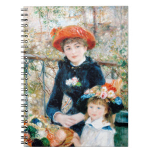 Carnet The Two Sisters, On the Terrace Auguste  Renoir   