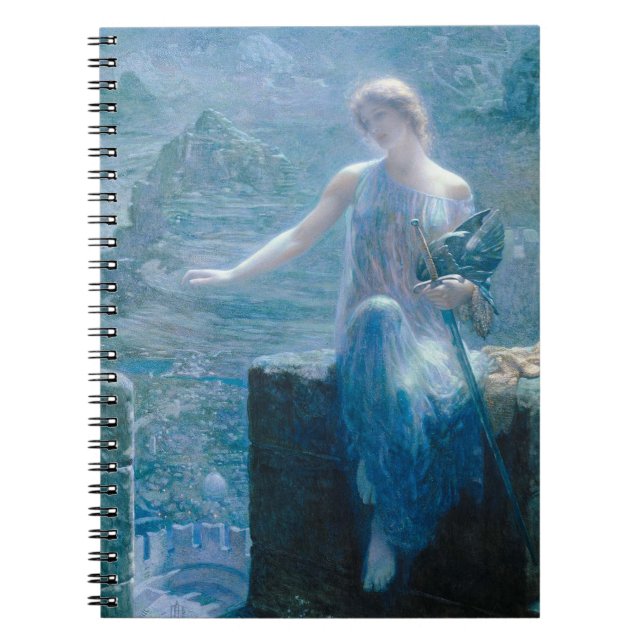 Carnet The Valkyrie's Vigil Edward Robert Hughes Art (Devant)