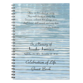 Carnet The We Love Celebration of Life Guest Book