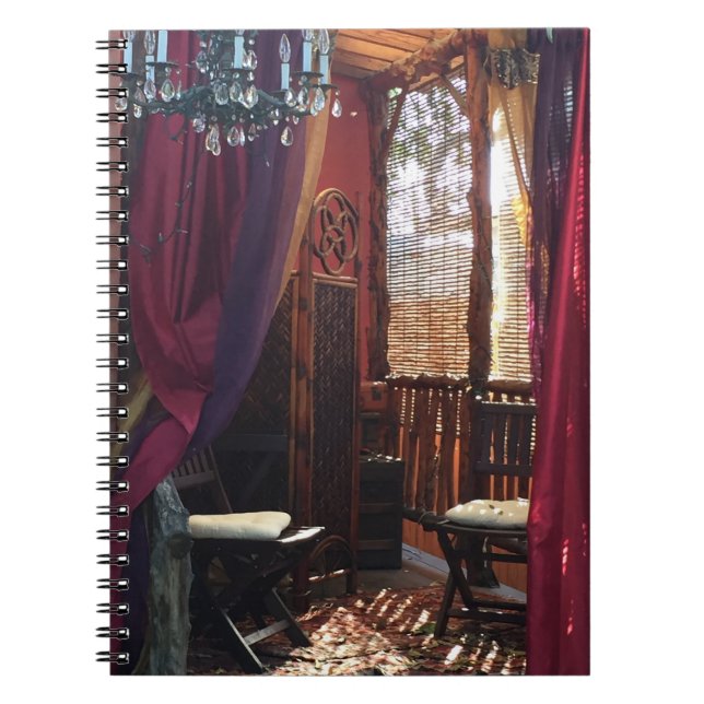 Carnet Théâtre tzigane avec lustre vous accueille ! (Devant)