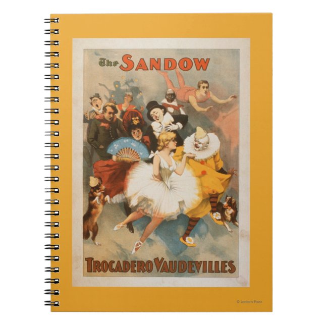 Carnet Thème Carnaval Sandow Trocadero Vaudevilles (Devant)