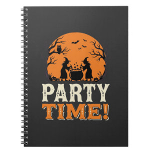 Carnet Thème de fête d'Halloween Sorcière Chaudron Design