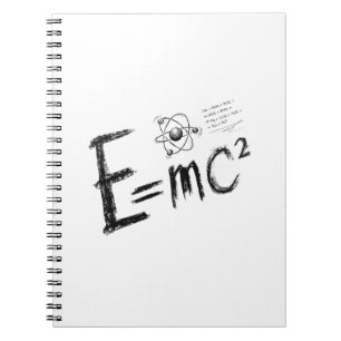 Carnet Théorie de la relativité d'Einstein. Formule
