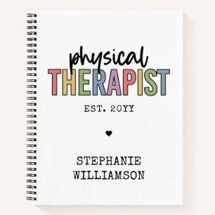 Carnet Thérapeute physique sur mesure PT Diplômes
