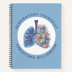 Carnet Thérapeute respiratoire personnalisée Poumons flor