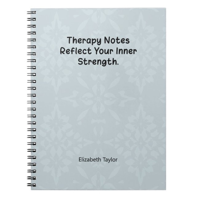Carnet Therapy Notes Reflect Your Inner Strength (Devant)