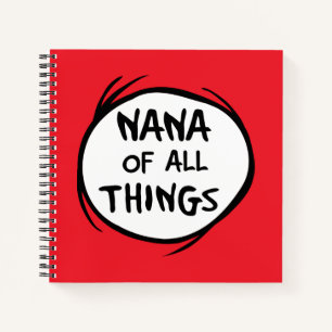 Carnet Thing One Thing Two - Nana de toutes les choses