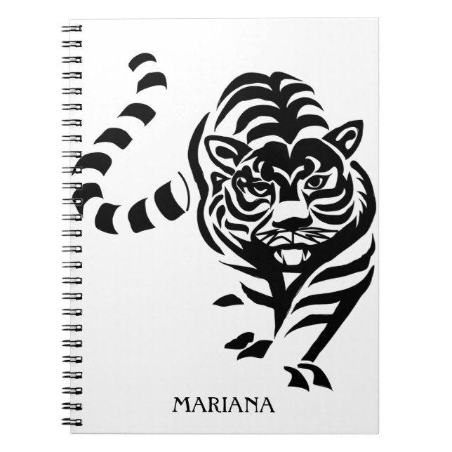 Carnet tigre (Devant)