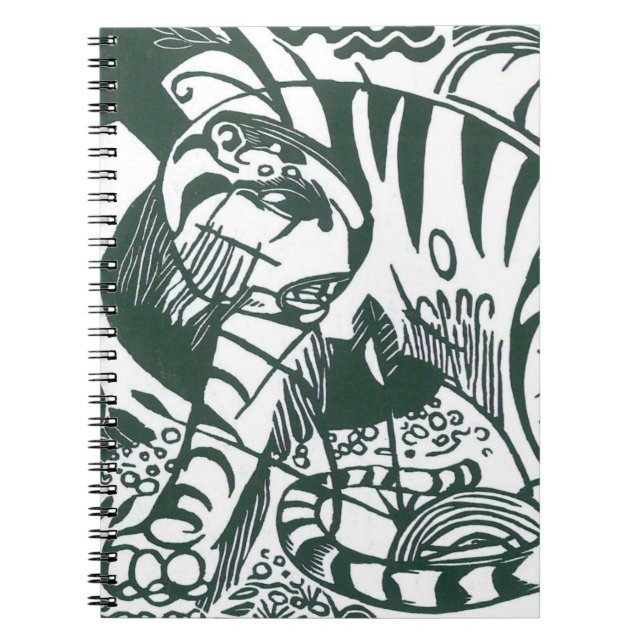 Carnet Tigre de Franz Marc, Art de l'expressionnisme vint (Devant)