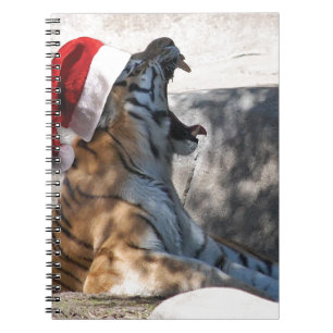 Carnet Tigre du Bengale de Noël