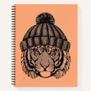 Carnet Tigre prêt pour la mode hiver