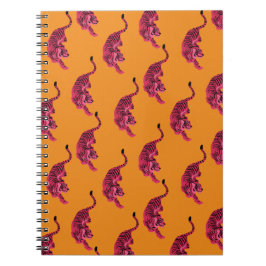 Carnet Tigre - Rose Vibrant