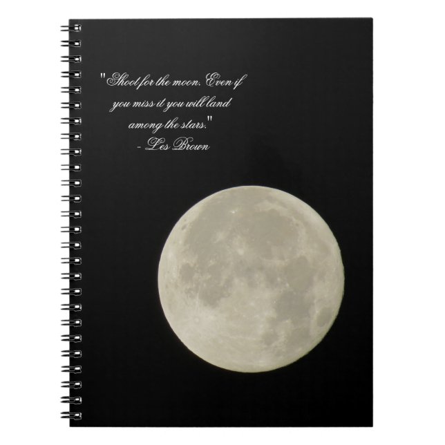 Carnet Tir pour la lune pleine lune photo poche moleskin (Devant)
