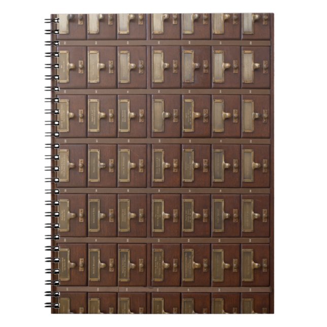 Carnet Tiroirs du catalogue de cartes de bibliothèque vin (Devant)