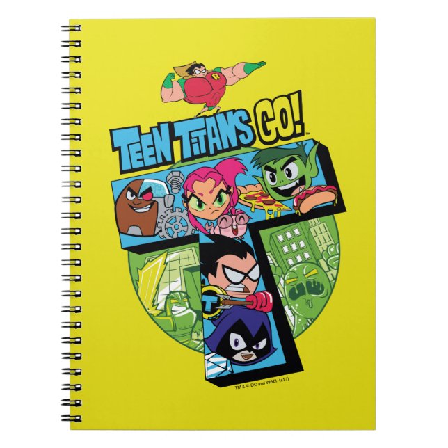 Carnet Titans Ados, allez ! | Collage de la tour Titans (Devant)