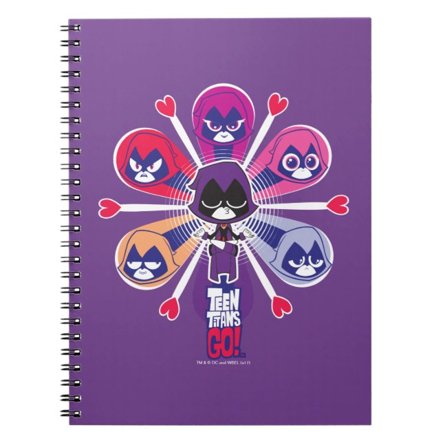 Carnet Titans Ados, partez ! | Emoticlones de Raven (Devant)