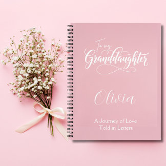 Carnet to My Granddaughter Personalized