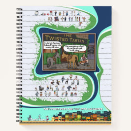 Carnet Toe’s Town Comic | Spiral Notebook