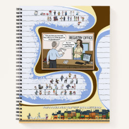 Carnet Toe’s Town Comic | Spiral Notebook