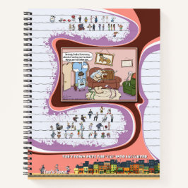 Carnet Toe’s Town Comic | Spiral Notebook