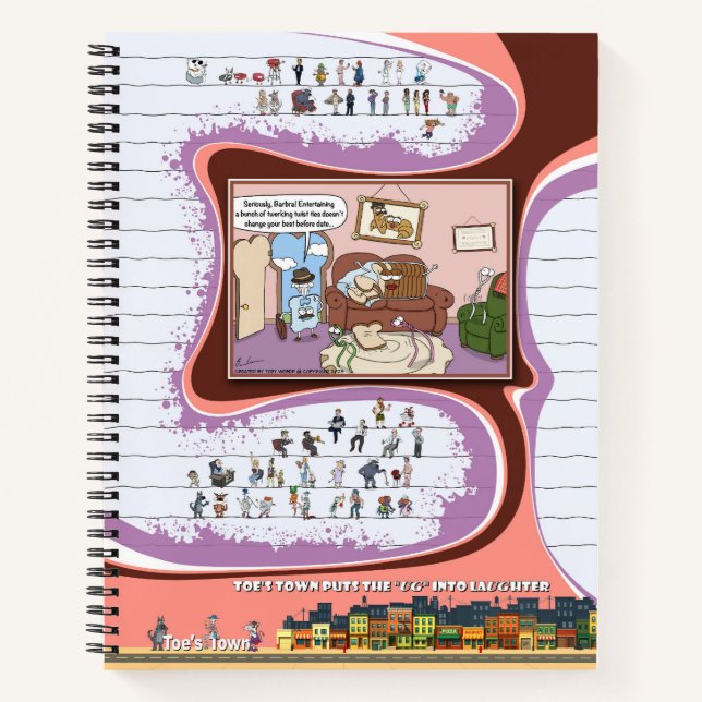 Carnet Toe’s Town Comic | Spiral Notebook (Devant)