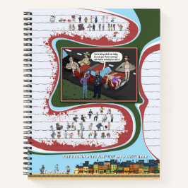 Carnet Toe’s Town Comic | Spiral Notebook