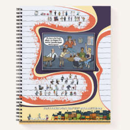 Carnet Toe’s Town Comic | Spiral Notebook