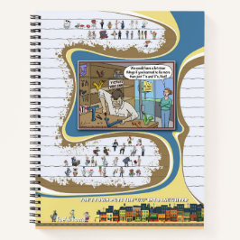 Carnet Toe’s Town Comic | Spiral Notebook